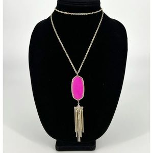 Kendra Scott | Magenta Magnesite Rayne Long Pendant Necklace